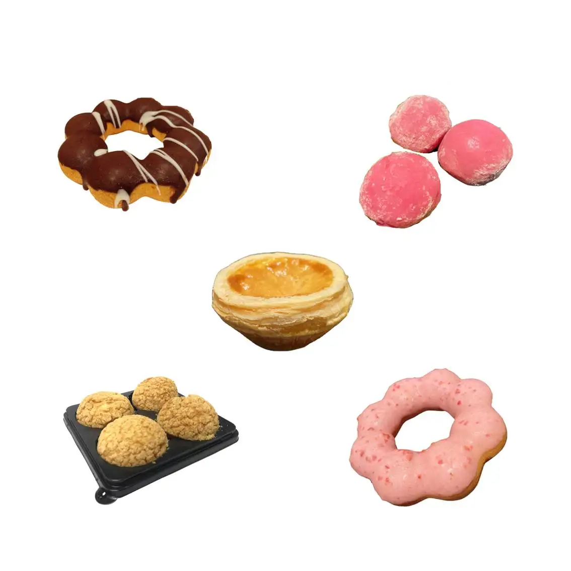 Замороженный десертный пончик eggtart mochi