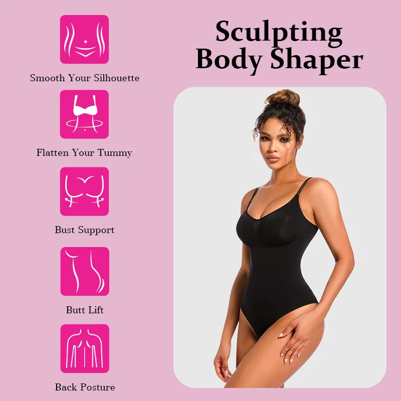 Postpartum Seamless For Plus Size Women Swimsuit Suit Full Body High Waist Plus Size Shapewear Tummy Control