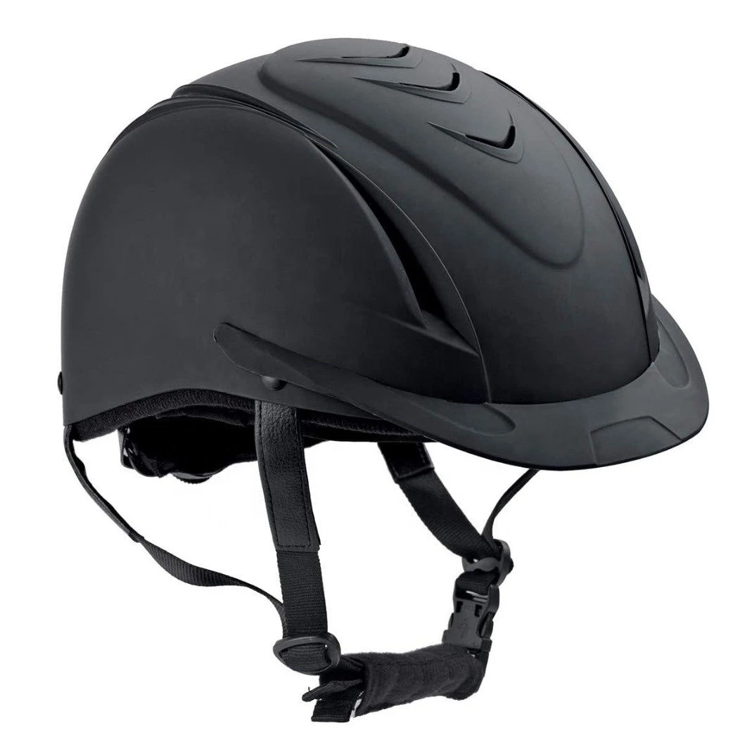 Equestrian Riding equipment  Horse Riding Helmet Black Half-covered Horse Riding Safety Cap Helmet 54-60cm