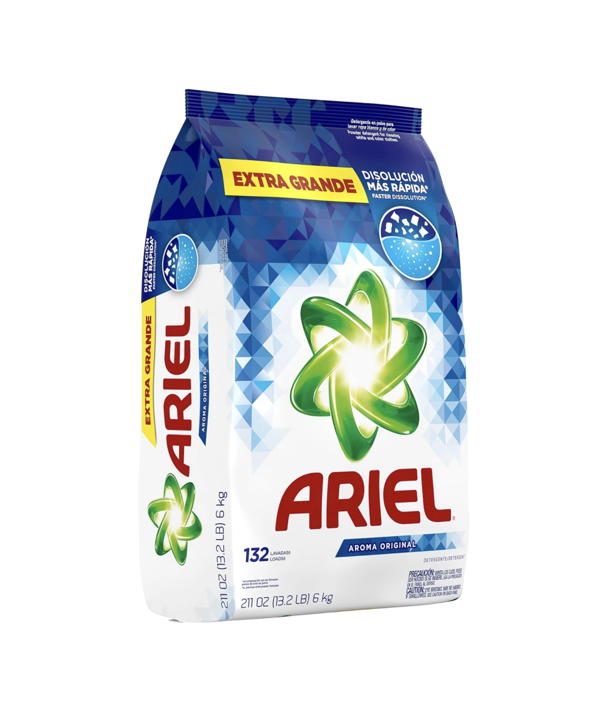 Bulk Sales online Ariel Powder Laundry Detergent,High Efficiency Original Scent, 211 ounces 132 Loads,13.19 Pound 6kg(Pack of 1)