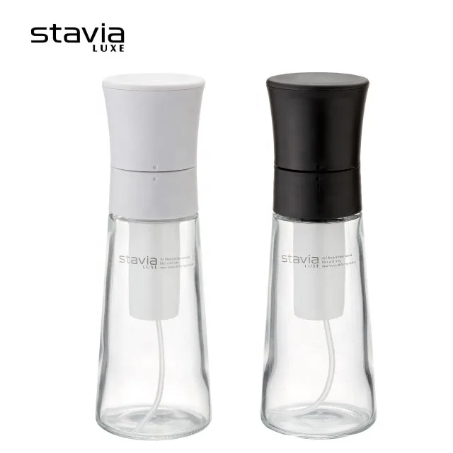 Manual and Functional oil spray bottle glass cruet with affordable prices