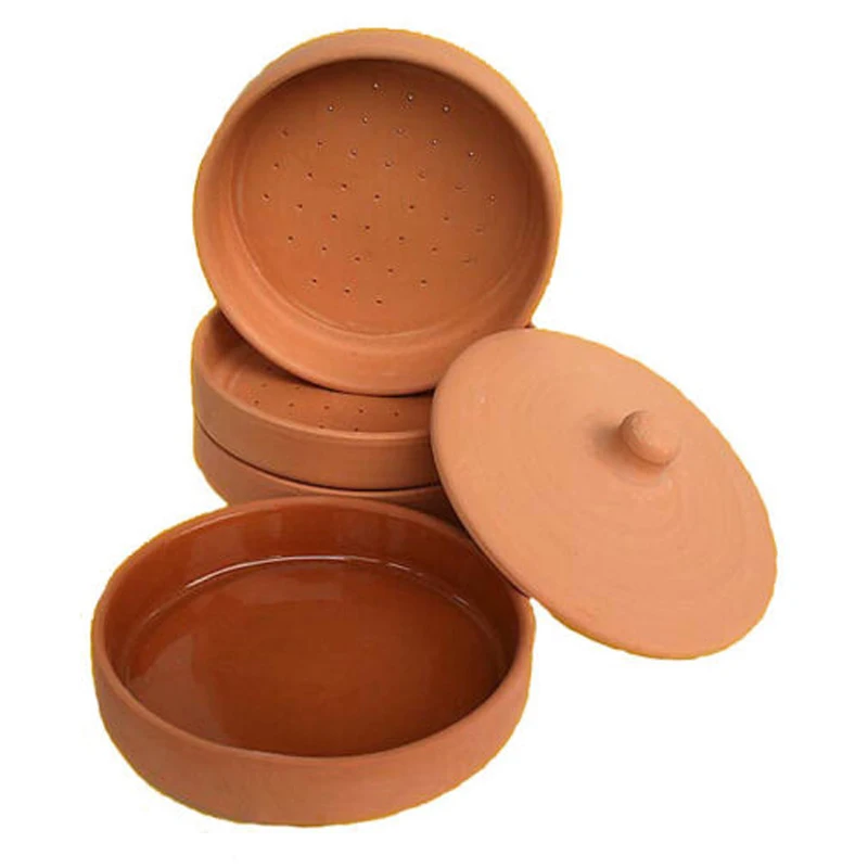 2024 Sprouting Ceramic Tray Ceramic Seed Sprouting Tray Clay Sprouting Pot Terracotta Clay Sprouter For Grain And Seeds