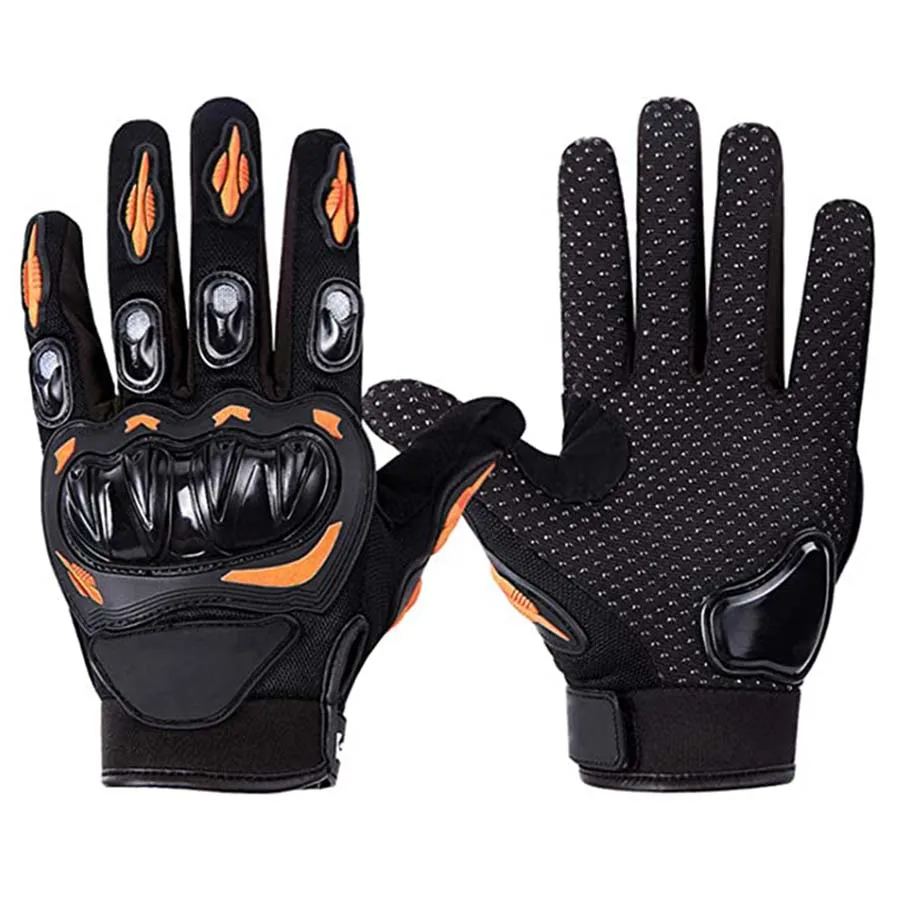Wholesale price Genuine Leather Long Motorcycle Gloves Men Racing Motorbike Gloves New Racing Gloves in plus size