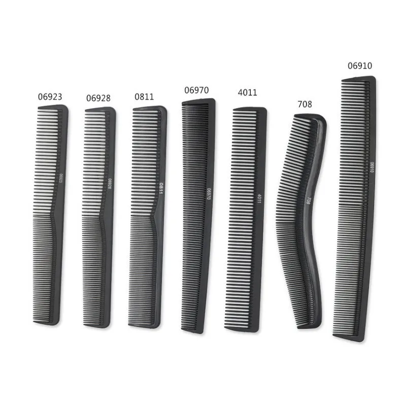 Barber Professional Styling Tools Hair Styling Hair Cutting Comb Anti Static Carbon Fiber Comb