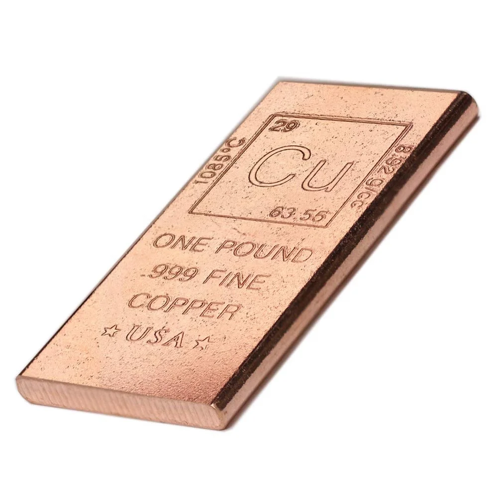 Pure Copper Ingots 6n Purity Top Quality Copper Ingots 99.99% Copper Ingots