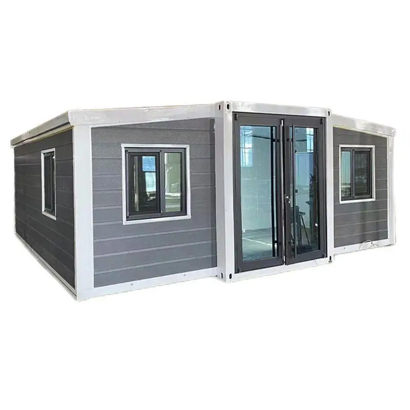 Buy Double-Winged 40 Ft Luxury House Australia Expandable Container House Structure Expandable Prefab Container Home House