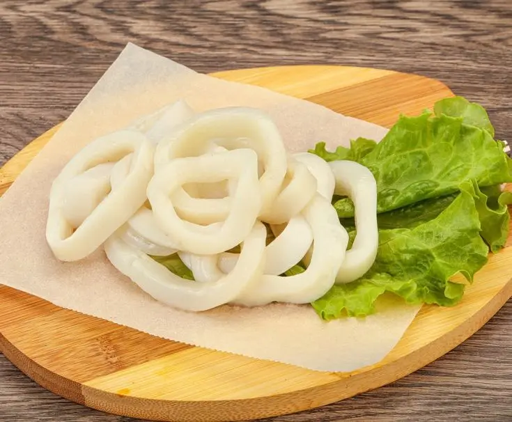 Полукальмары целые очищенные кольца вырезаны индийский