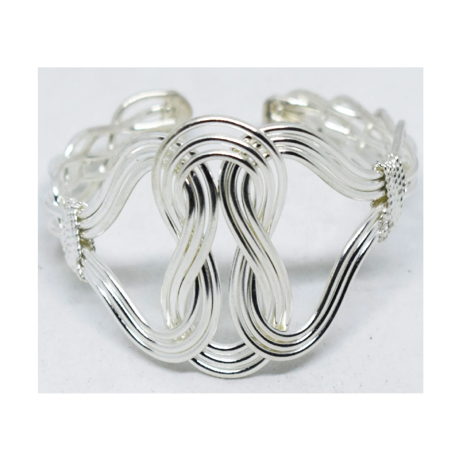 Indian Handmade Partywear Fashion Wide Silver Cuff for her Handmade Bracelet Made Of Silver Cuff Bracelet