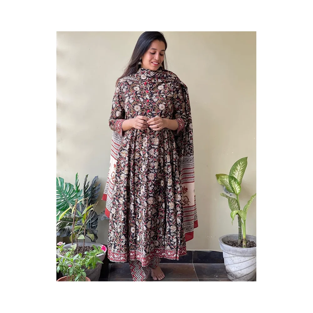 New Design Adult Indian Long Dress High Quality Custom Made Wedding Party Suit XL Girls Kurtis Low Price