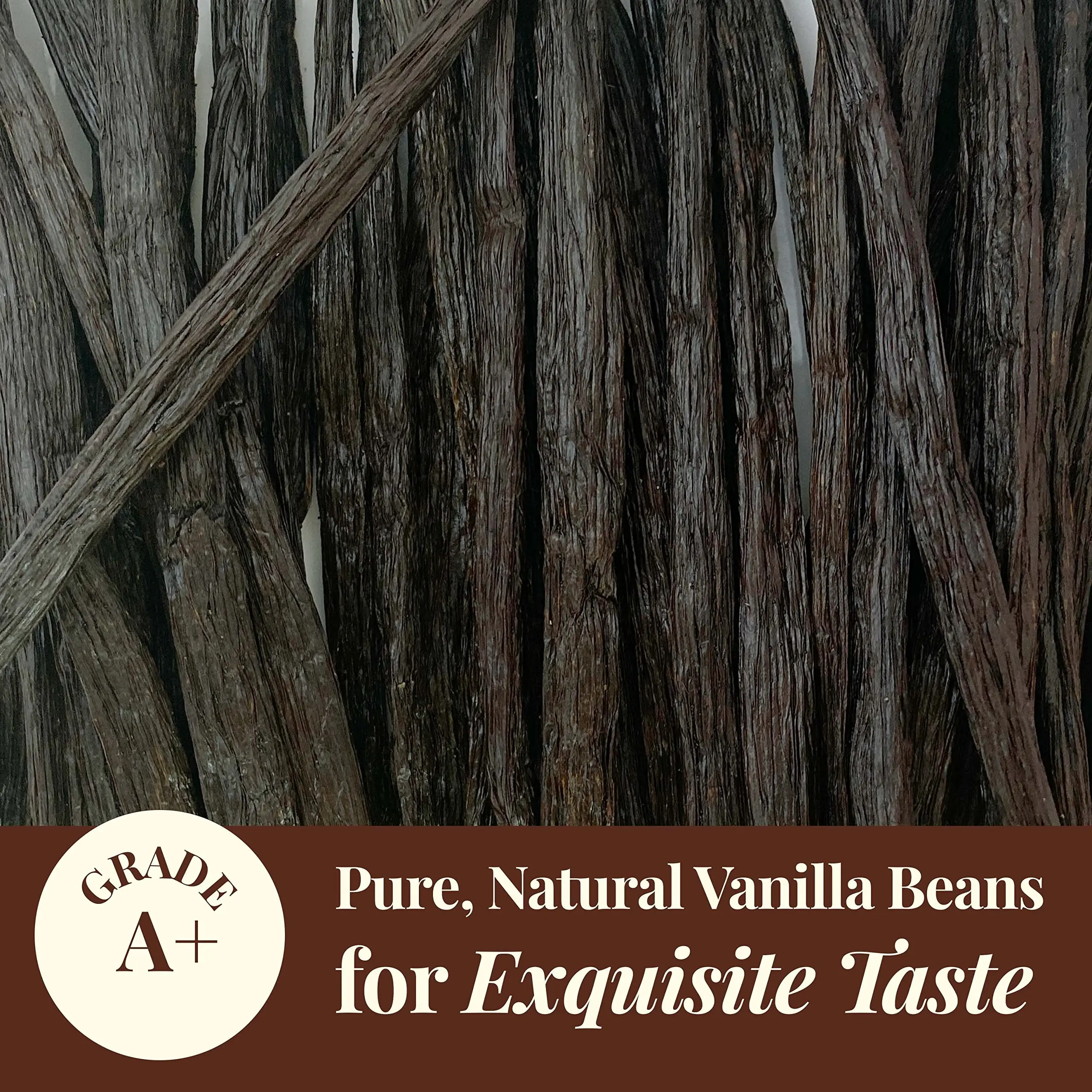 Food Grade Pure A Grade Black Vanilla Beans, Planifolia Vanilla Pods From Qualified Wholesaler