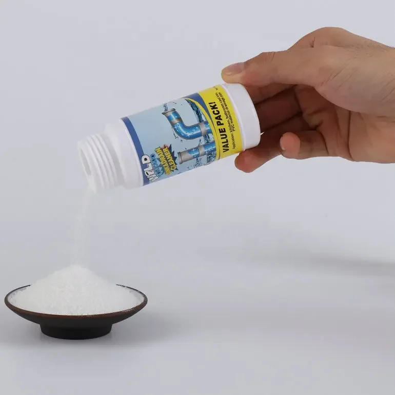 Household Best Selling Shower Drain Sink Pipeline Dredging Cleaning Powder/  Hair Clog Dissolving Cleaner Made In China