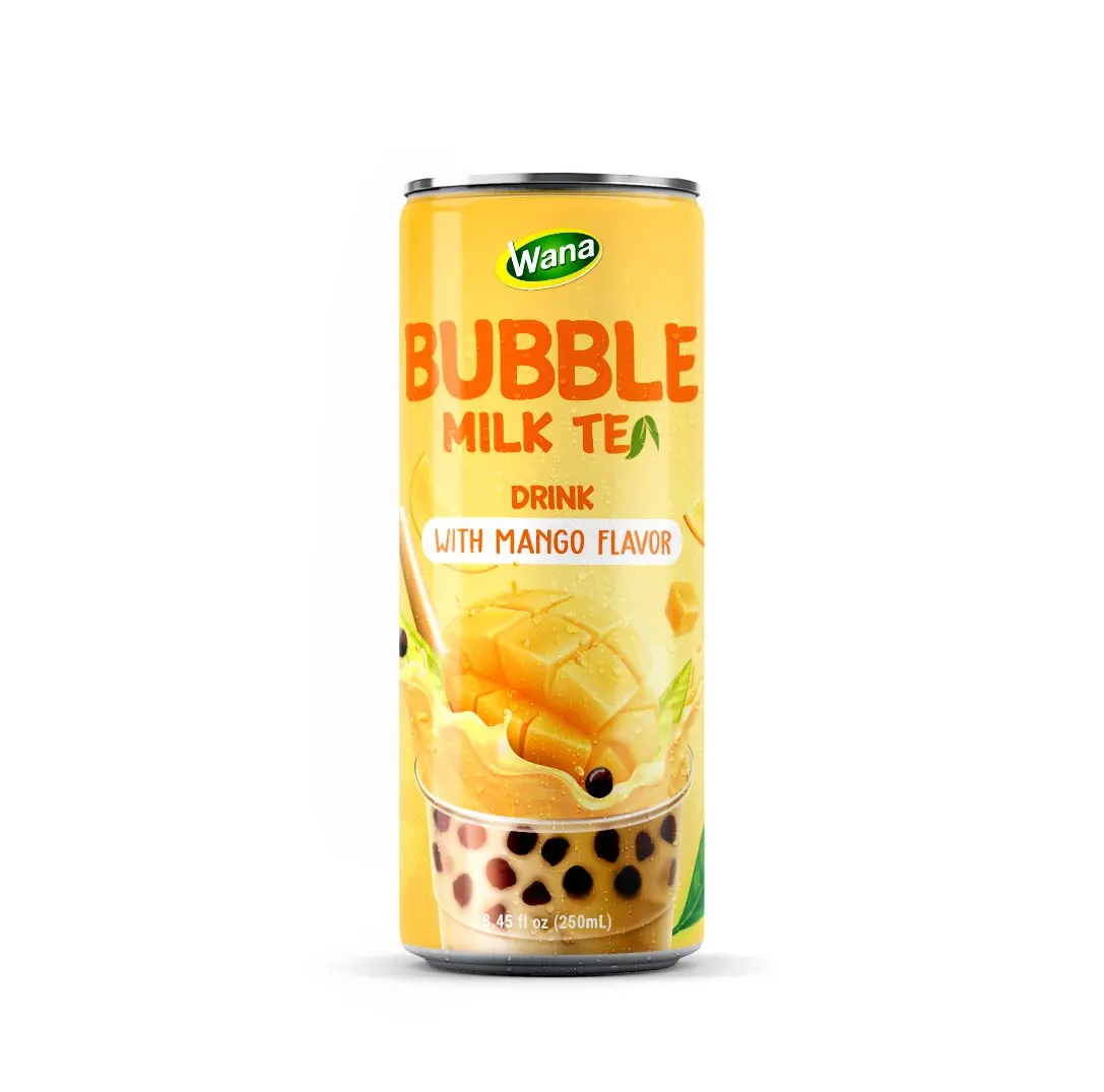 OEM PRIVATE LABEL MATCHA BUBBLE MILK TEA DRINK  FROM VIET NAM 320ML
