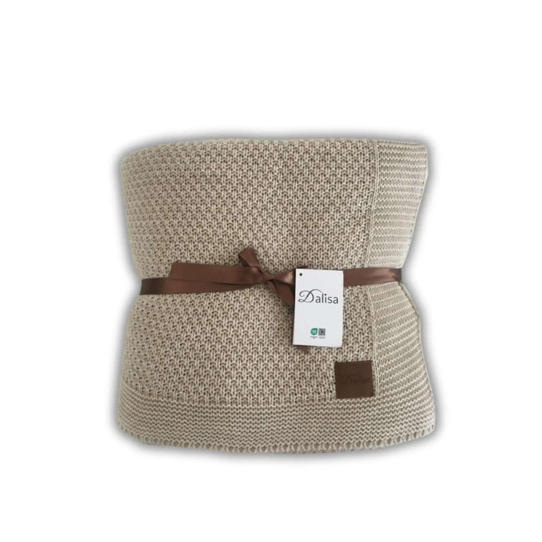 Megy Rice Pattern Knitted Soft Bedspread and Blanket for Home Use