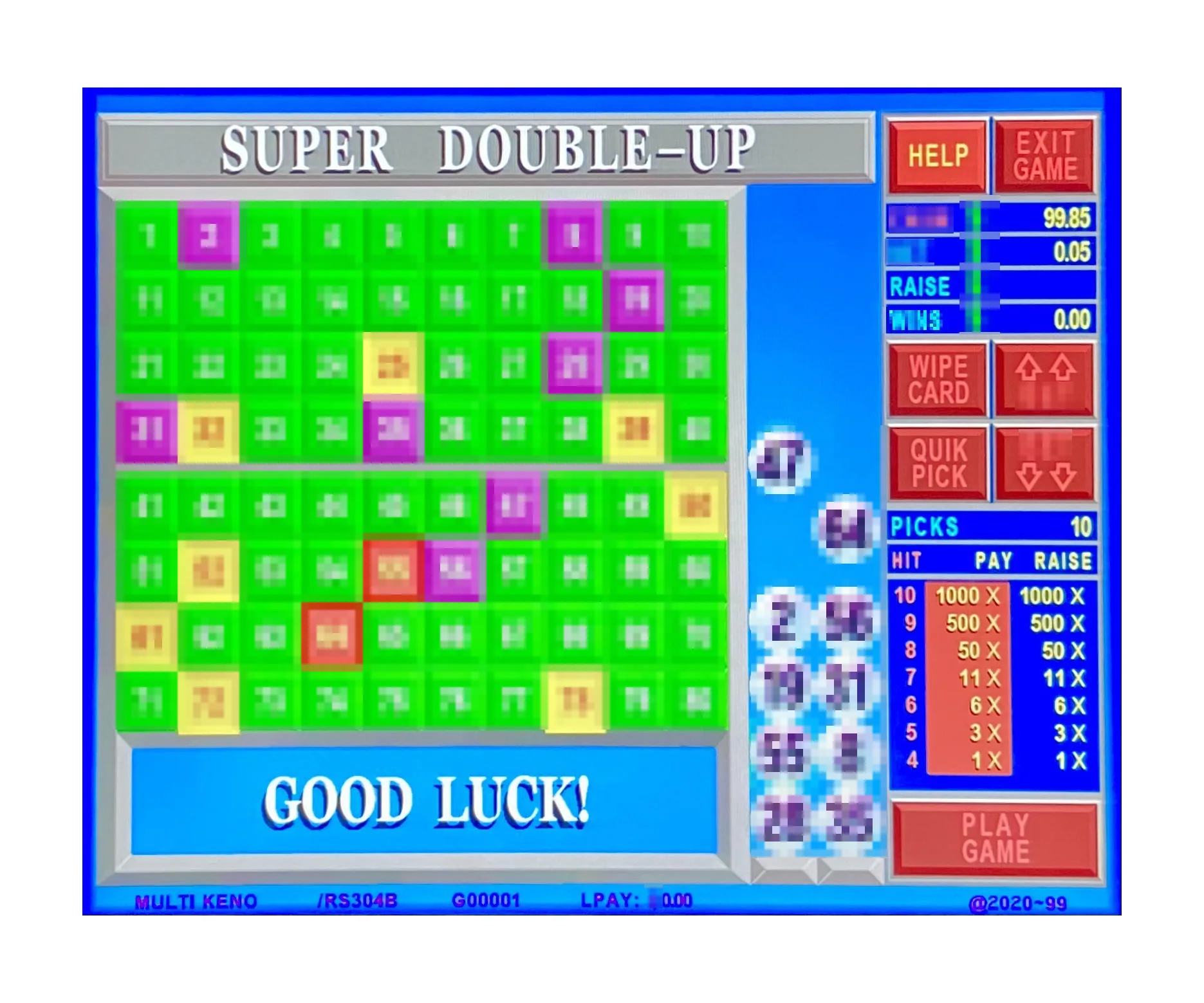 Lotto Keno Pot of Goldarcade Game Machine Coin Pusher Pog Game Board Tragamonedas Wms550 Pot of Gold Factory Manufacturer