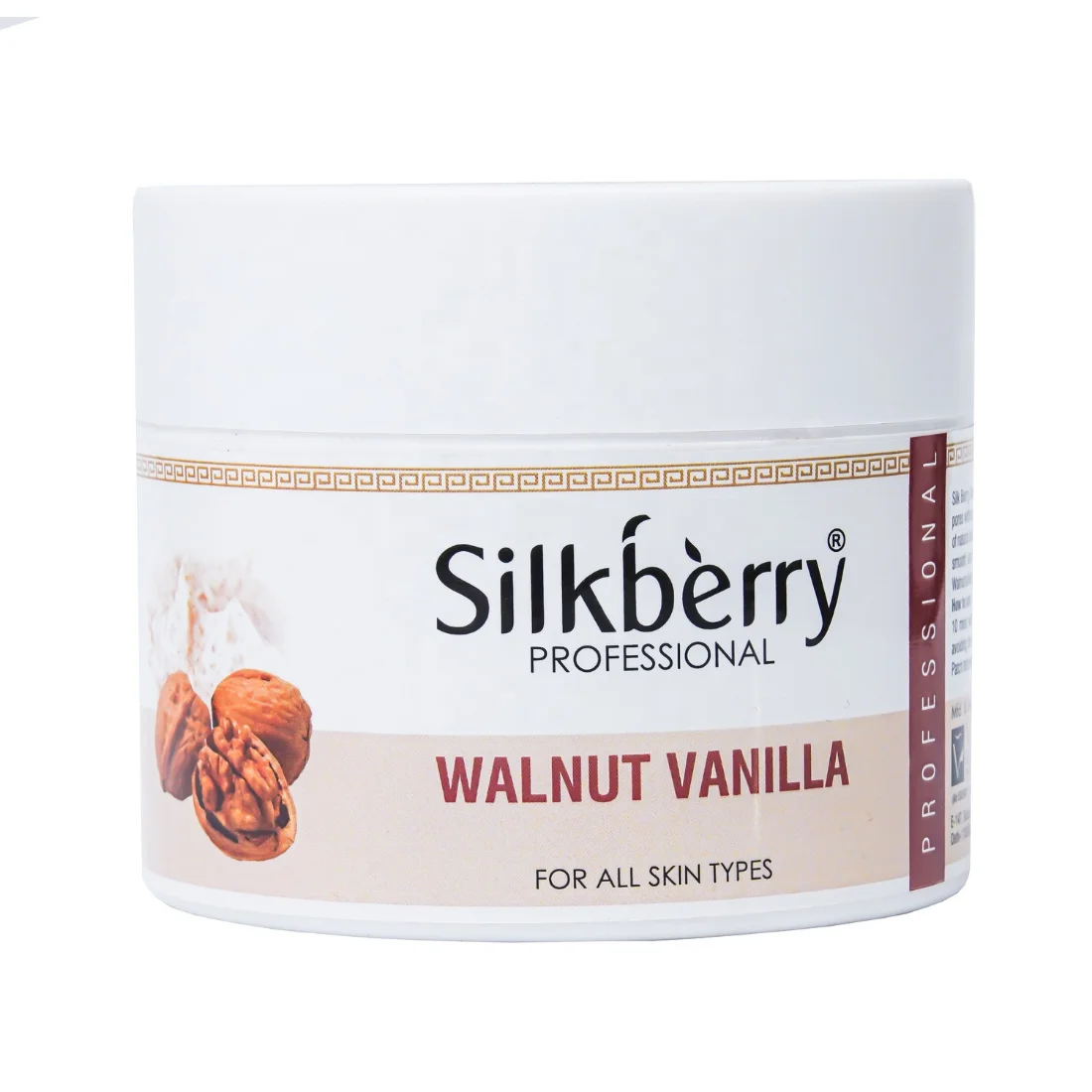 Silkberry Walnut Vanilla Aloevera Gel Based Scrub for Women Suitable for All Skin Types Face Scrub Exfoliating Facial Cleanser