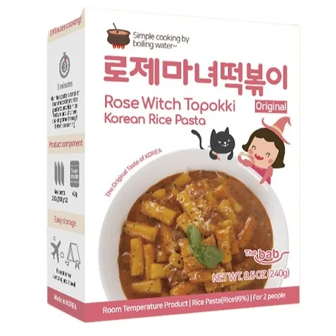 Rose Witch Topokki Original 240g Premium Quality Tteokbokki Halal Spicy Salty Sweet Popular Tasty Korean Food Best Seller 2023