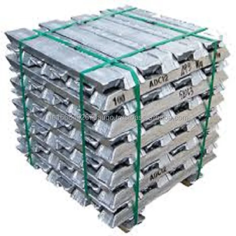 A356.2 Aluminum Ingot Primary ADC12 Aluminium Ingot 25 kg Aluminium Ingots A7 99.7-99.9