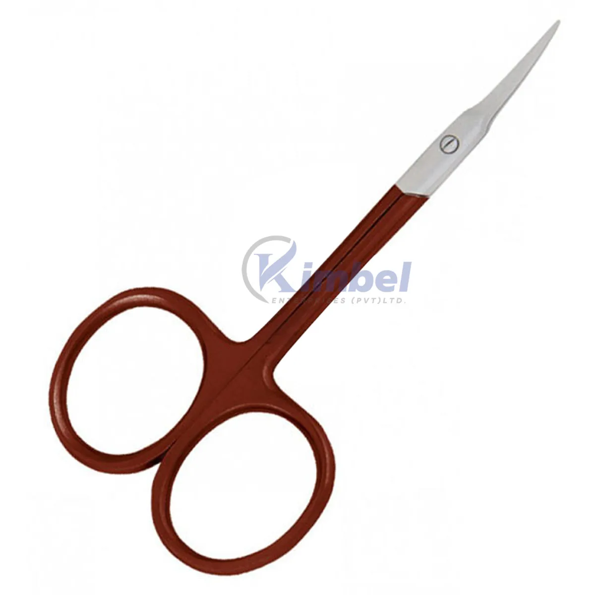 Manicure Safety Scissor With Round Tip Full Steel Baby Nail Scissor With PVC Pouch Professional Supplies