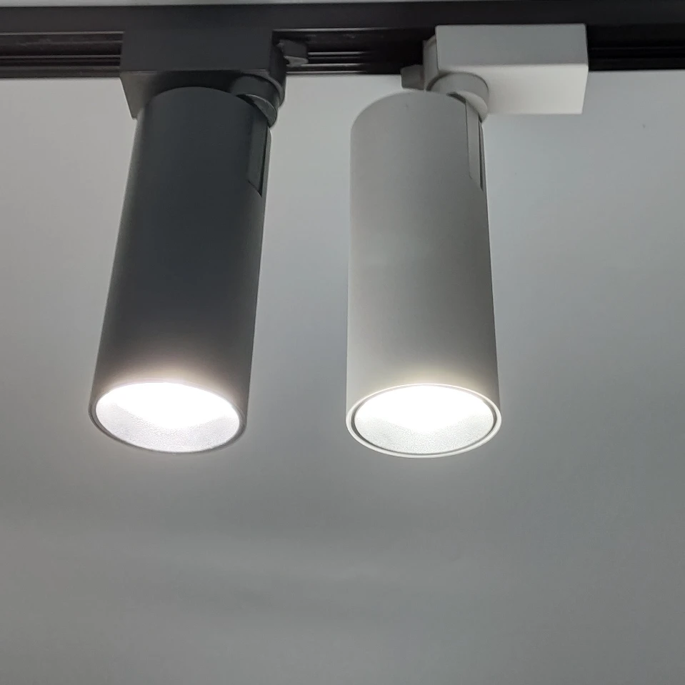 Wholesale Customized Shop Commercial use LED spotlight fixture 2 wire track adaptor LED track light