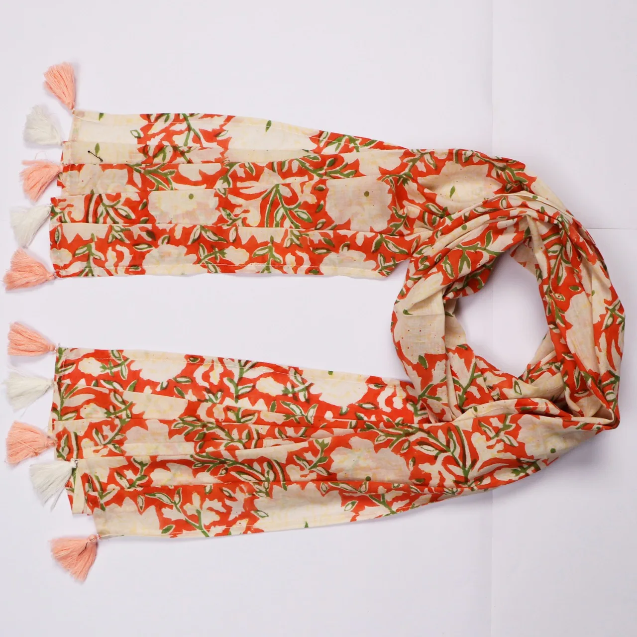 Hot Stalling Hand Block Printed Stoles for Women Suits Scarf at Wholesale Price from Indian Manufacturer and Exporter