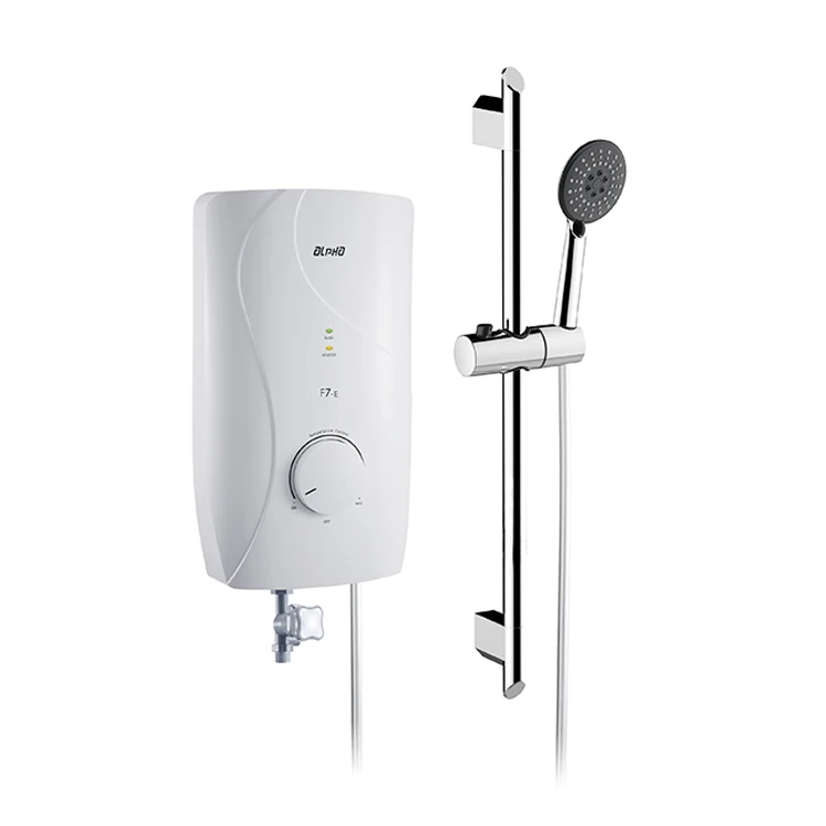 New Good Quality F7E Series Electric Hot and Cold Tankless Instant Water Heater in White Color with 1 Year Warranty