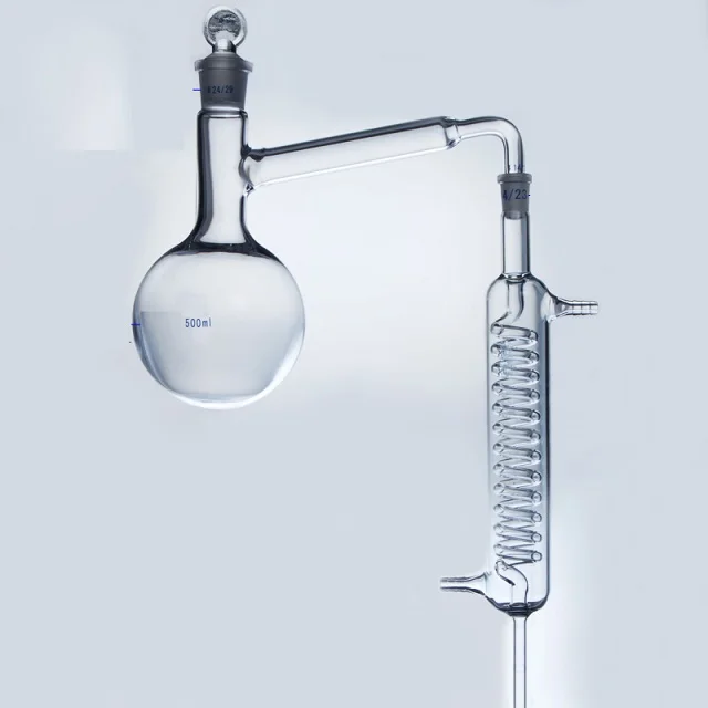High Quality AARK Brand Borosilicate Laboratory glass Condensers for Soxhlet Extraction Apparatus for Experimental Purpose