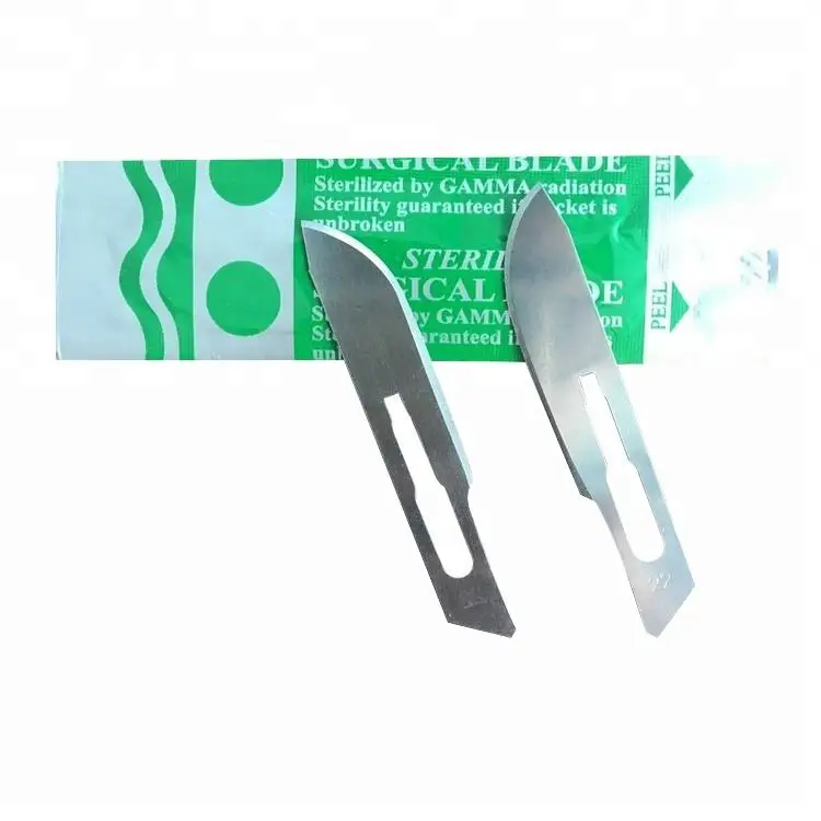 High Quality Surgical Scalpel Blade Disposable Surgical Blades Carbon Steel Clinical Medical Surgical Blades for Hospital