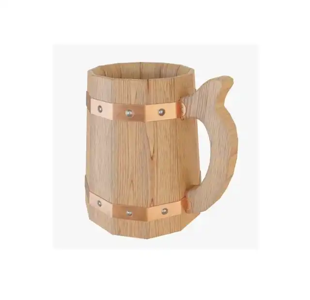 Practical Wooden Drinking Cups Large Capacity Classical Milk Coffee Tea Vaso Handmade Drinking Beer Tea Coffee Mugs