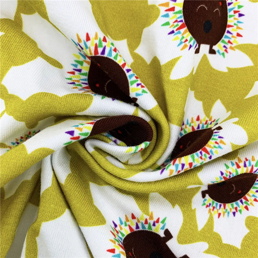 Custom Popular And Cheap Cotton Spandex Striped Stretch Fabric