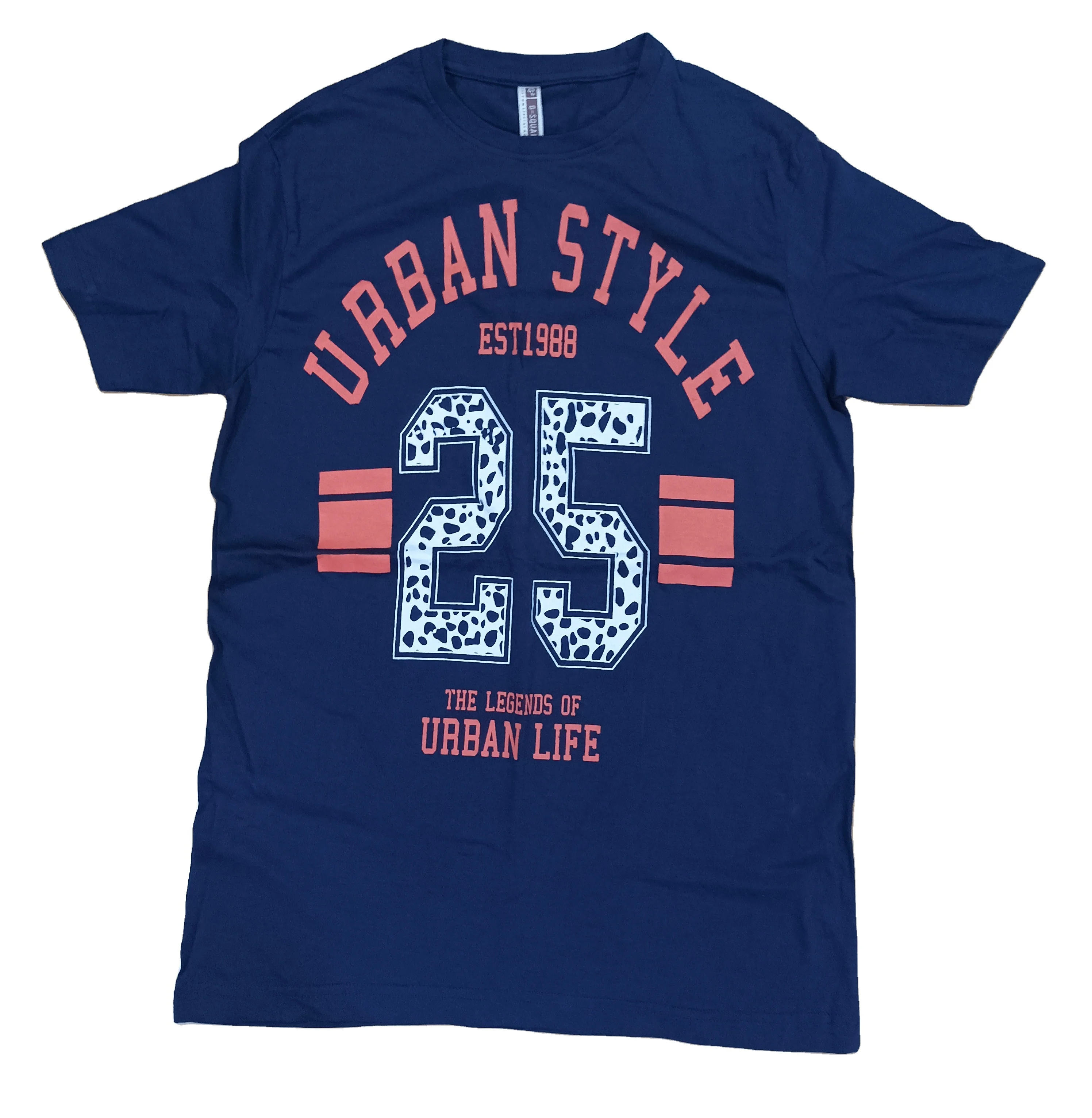 OEM custom design logo tshirt screen printing graphic t shirt regular fit Soft cool Cotton Blend solid Heather Colored T-shirt