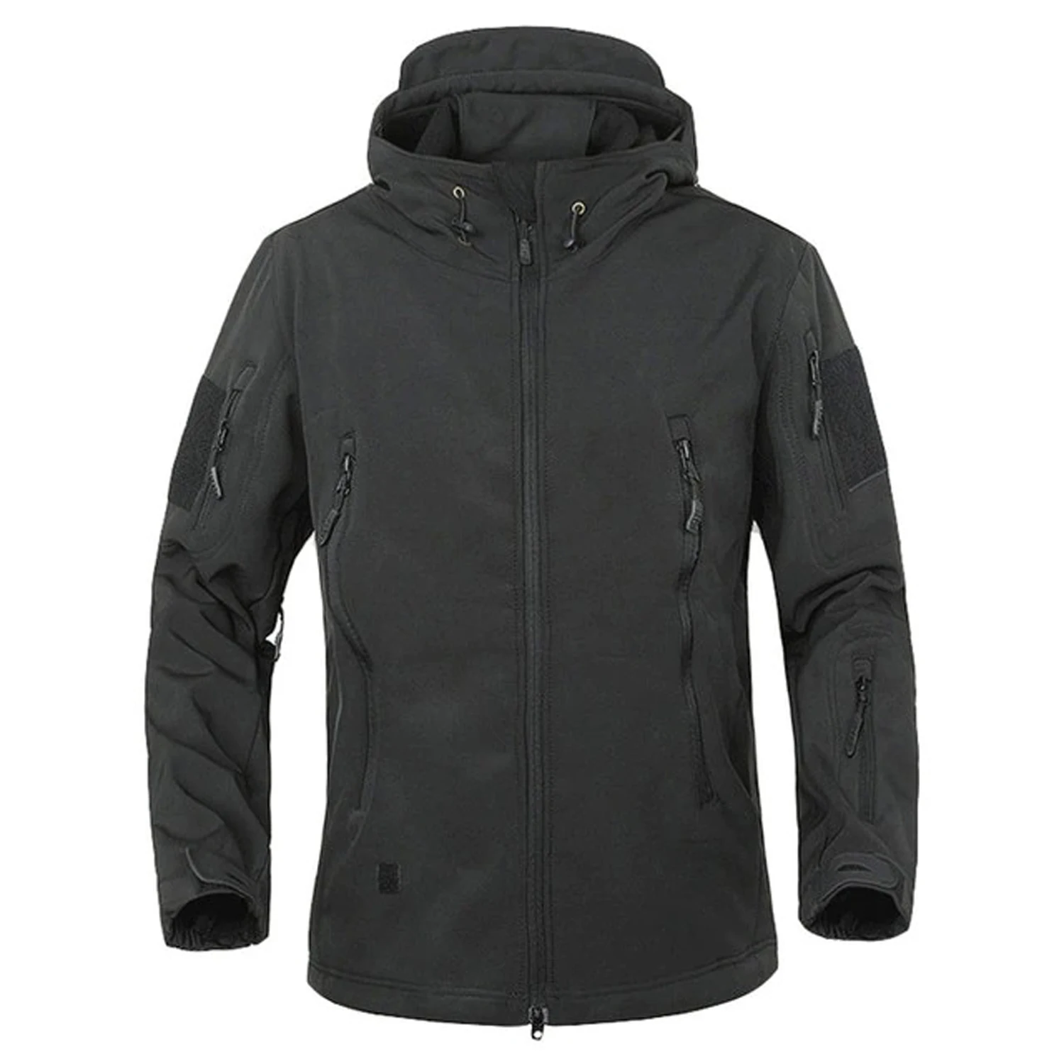 Good Zipper Pockets Hood Style Fashionable Full Blank Customized Logo Printed High Quality Windbreaker Jacket For Mens