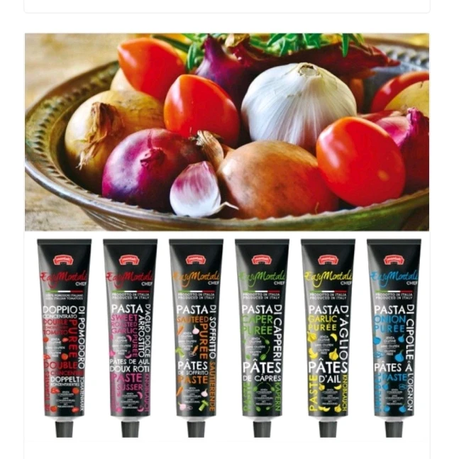 Made in Italy top quality food products capers pates in tube meals ready to eat