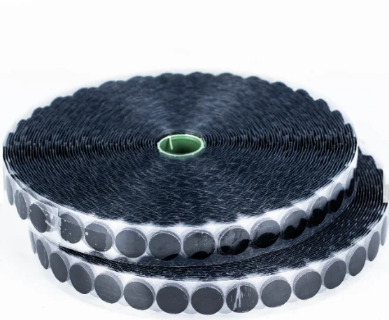 Hot sell custom multi - purpose transparent  adhesive Hook and Loop Coins Dots