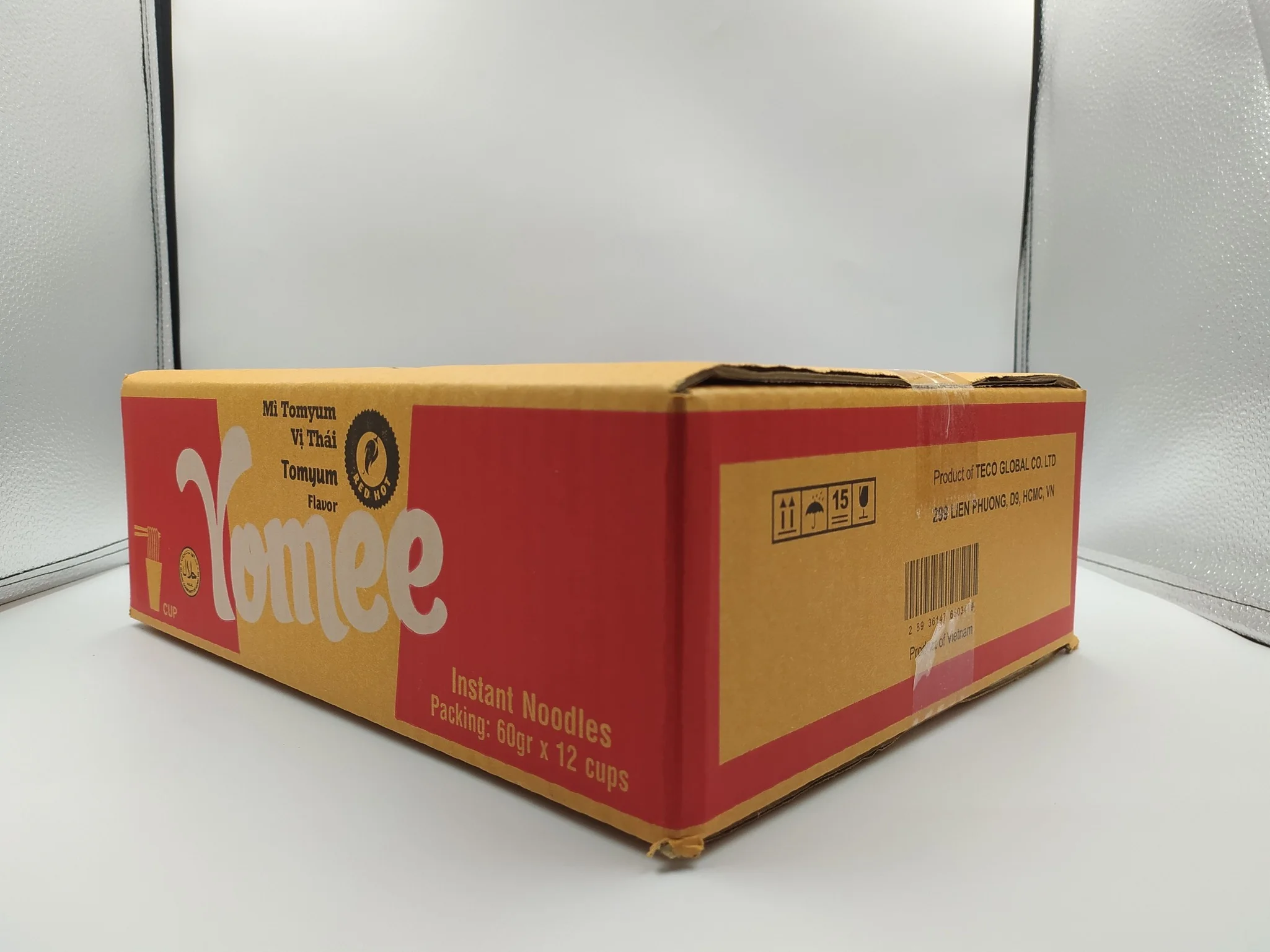 Wholesale Yomee Instant Noodles Cup- Tomyum flavour 60gr x 12 - Vietnamese Instant noodles