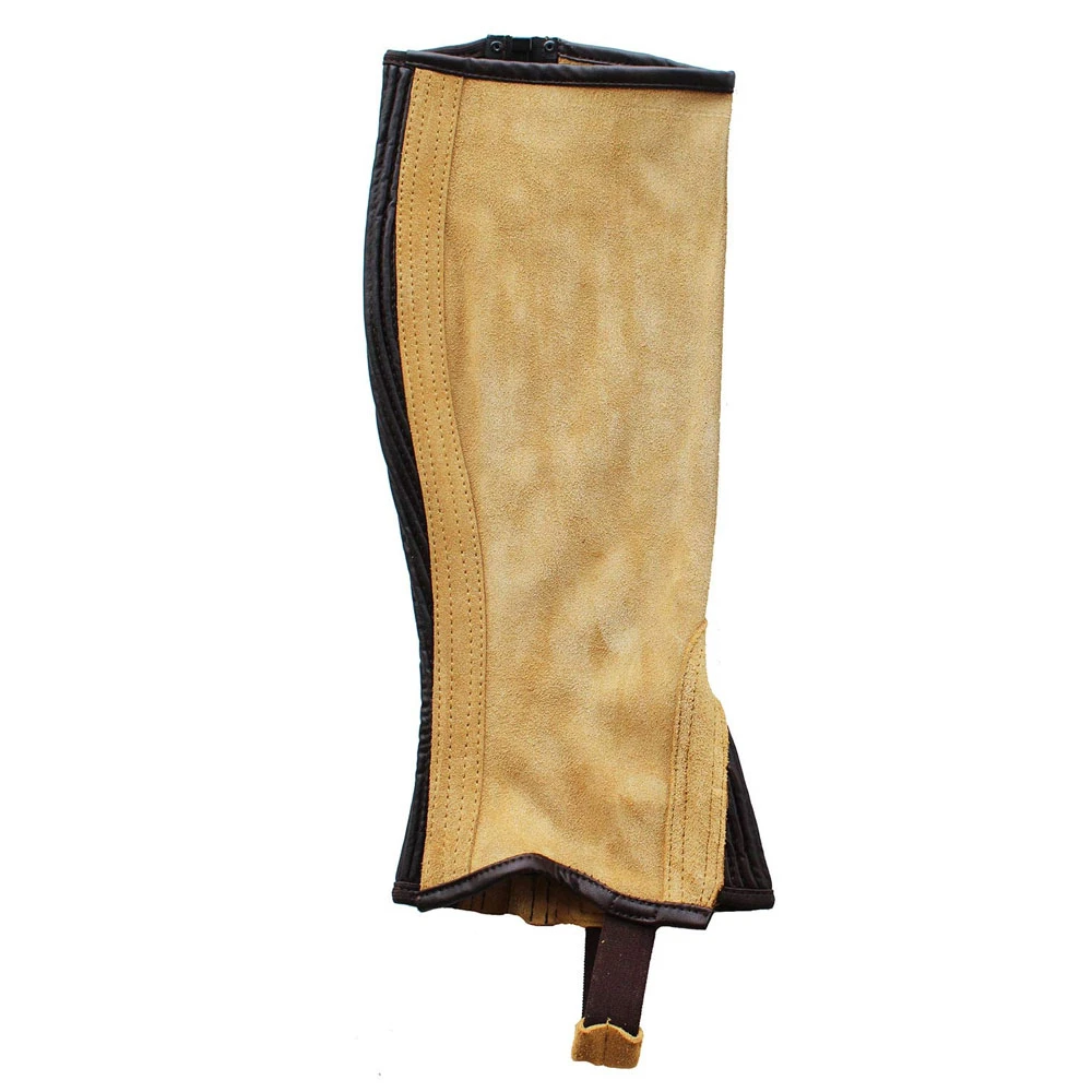 Cowhide Leather Horse Riding Chaps new stylish custom design kids horse riding chaps half chaps unisex