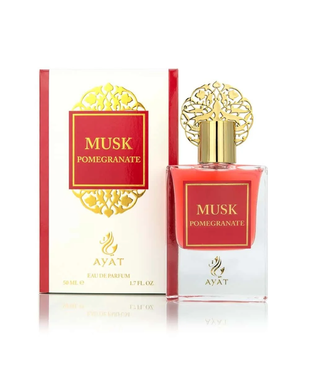 Eau de Perfume Musk Pomegranate 50ml by Ayat Perfumes Dubai Arabic long lasting original perfumes