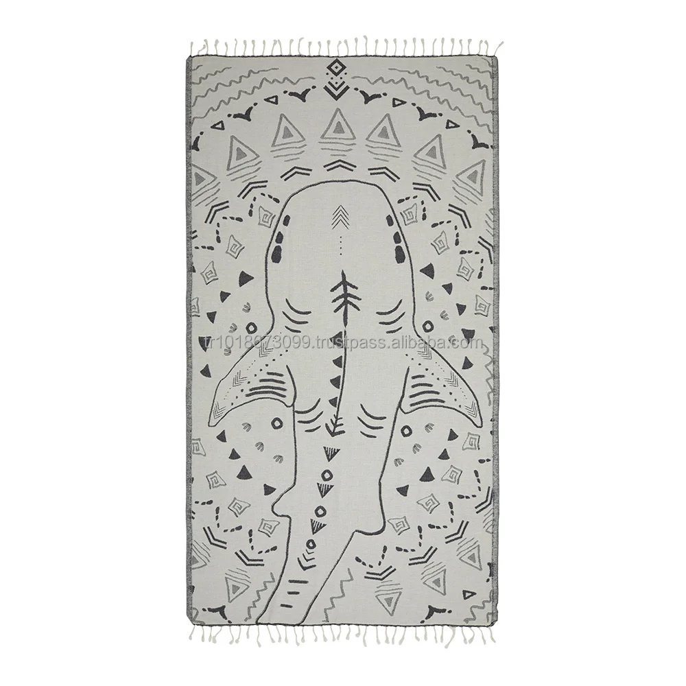 Wholesale Turkish Hammam Beach Towel Deep Journey 100% Cotton Peshtamal pestamal pestemal Hamam pestemal Towels Fouta Jacquard