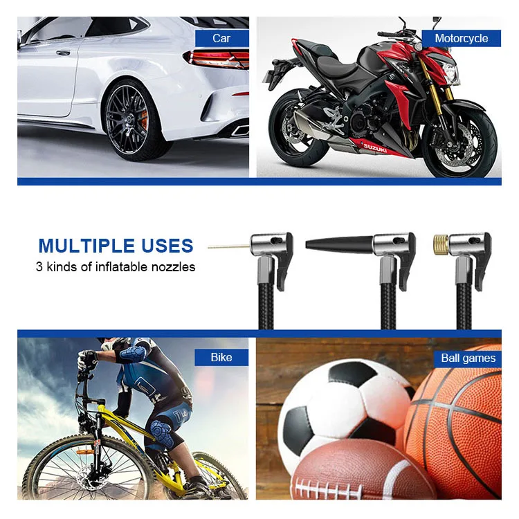 Digital Portable Air Compressor Wireless Car Tire Inflator Mini Electric Car Air Pump