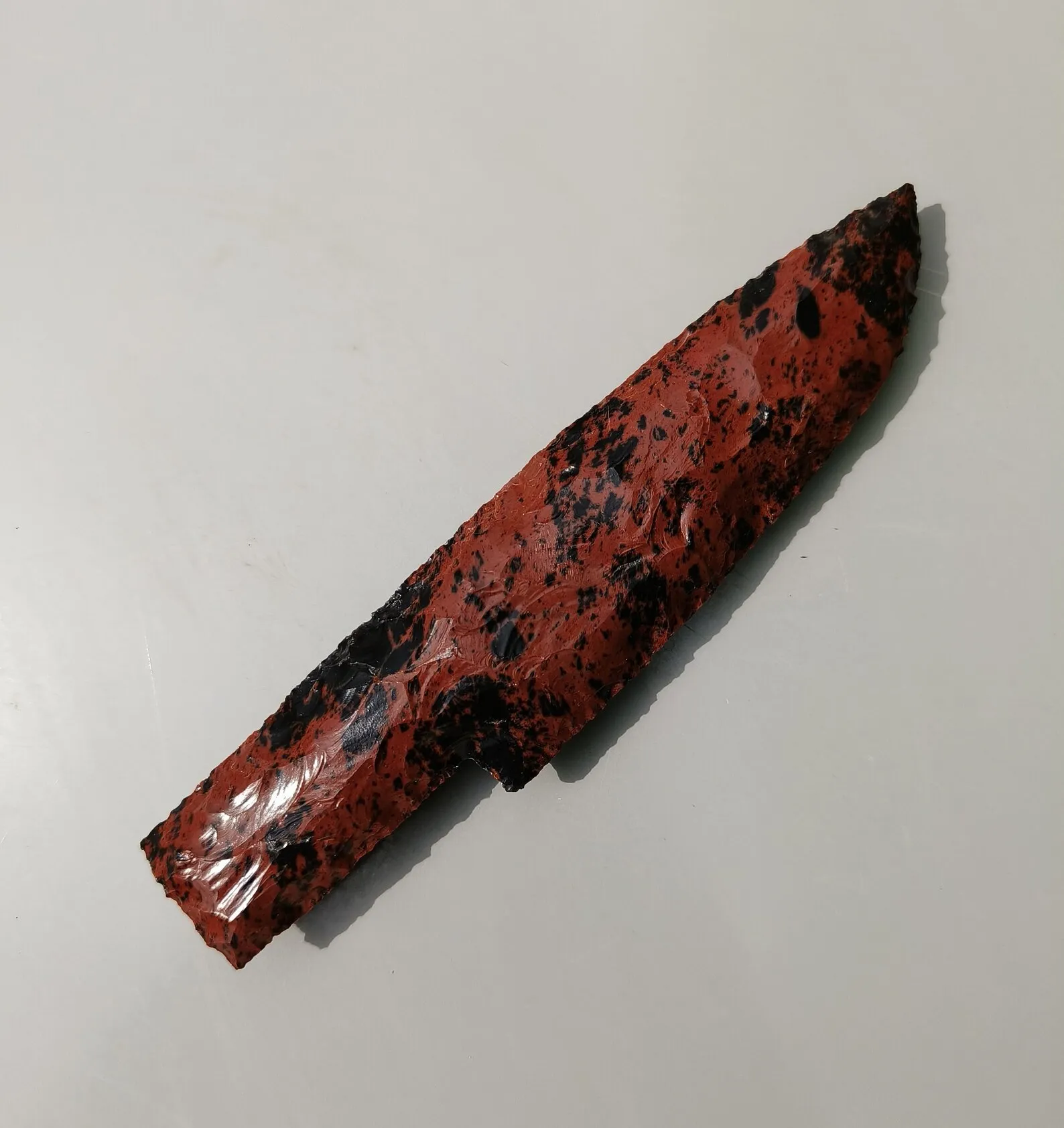 Mahogany Obsidian Knife Flint Kanpping Flaked Notched Fantasy Blade Wicca Gift Remove Negativity Knife Hand Carved Daggers