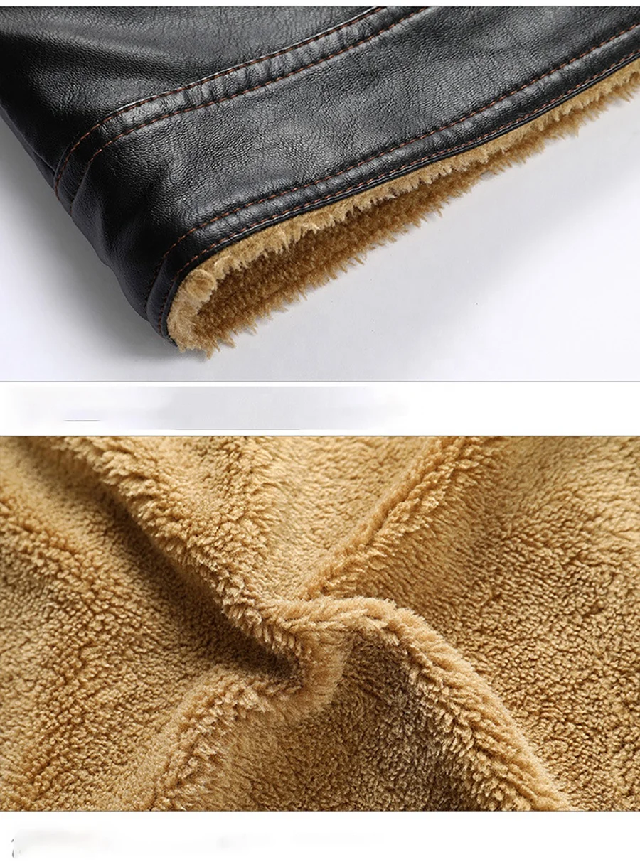 Plus Size Fashionable Spring man Leather Jacket Wholesale customized Loose Luxury Genuine Leather Jacket