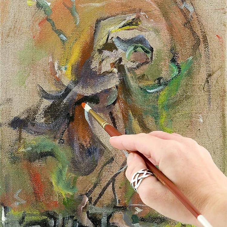 Linen Canvas for Painting Customized 40*50cm Stretch Artist Linen Canvas