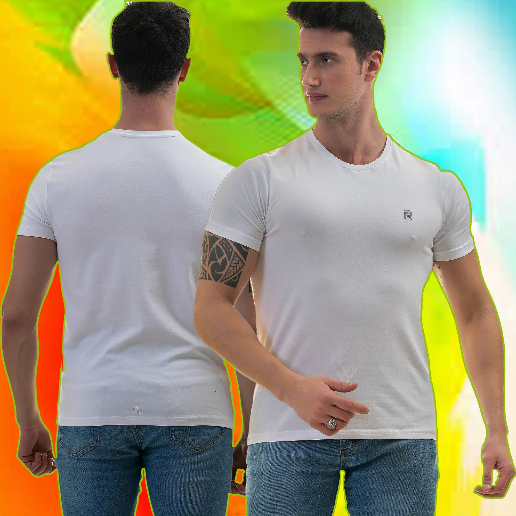 Customized Wholesale Good Quality In Bulk Plain 95  Cotton 5% lyra Buy  Contrast TrimT Shirts Made in Turkey