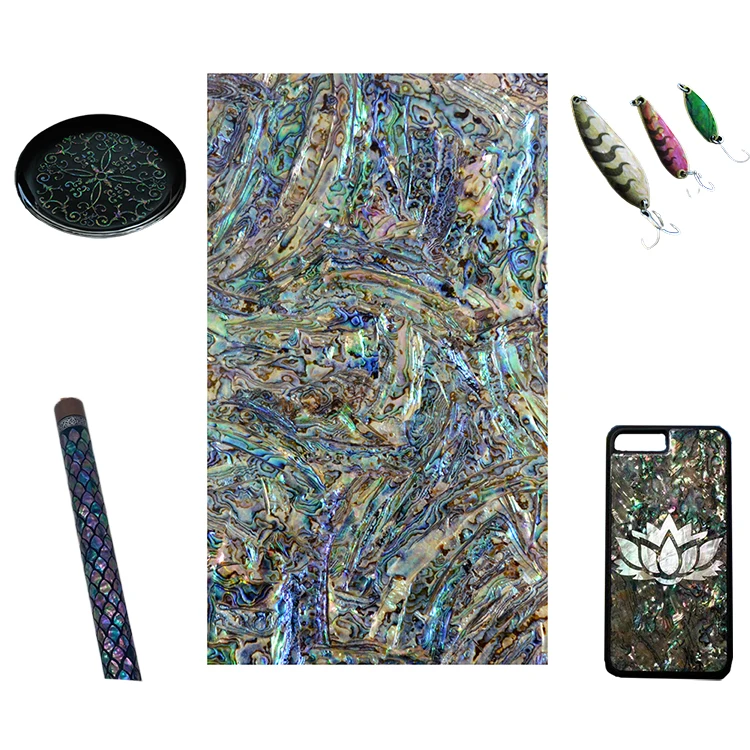 Wholesale Nail Art Painting Decorative Material Shell Paper Haliotis Asinina CDB020
