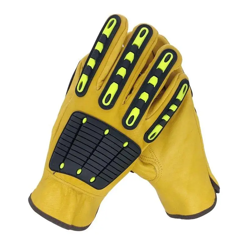 High Quality Mechanical Safety TPR Impact Gloves Cheap Price Industrial Work Mechanic Gloves