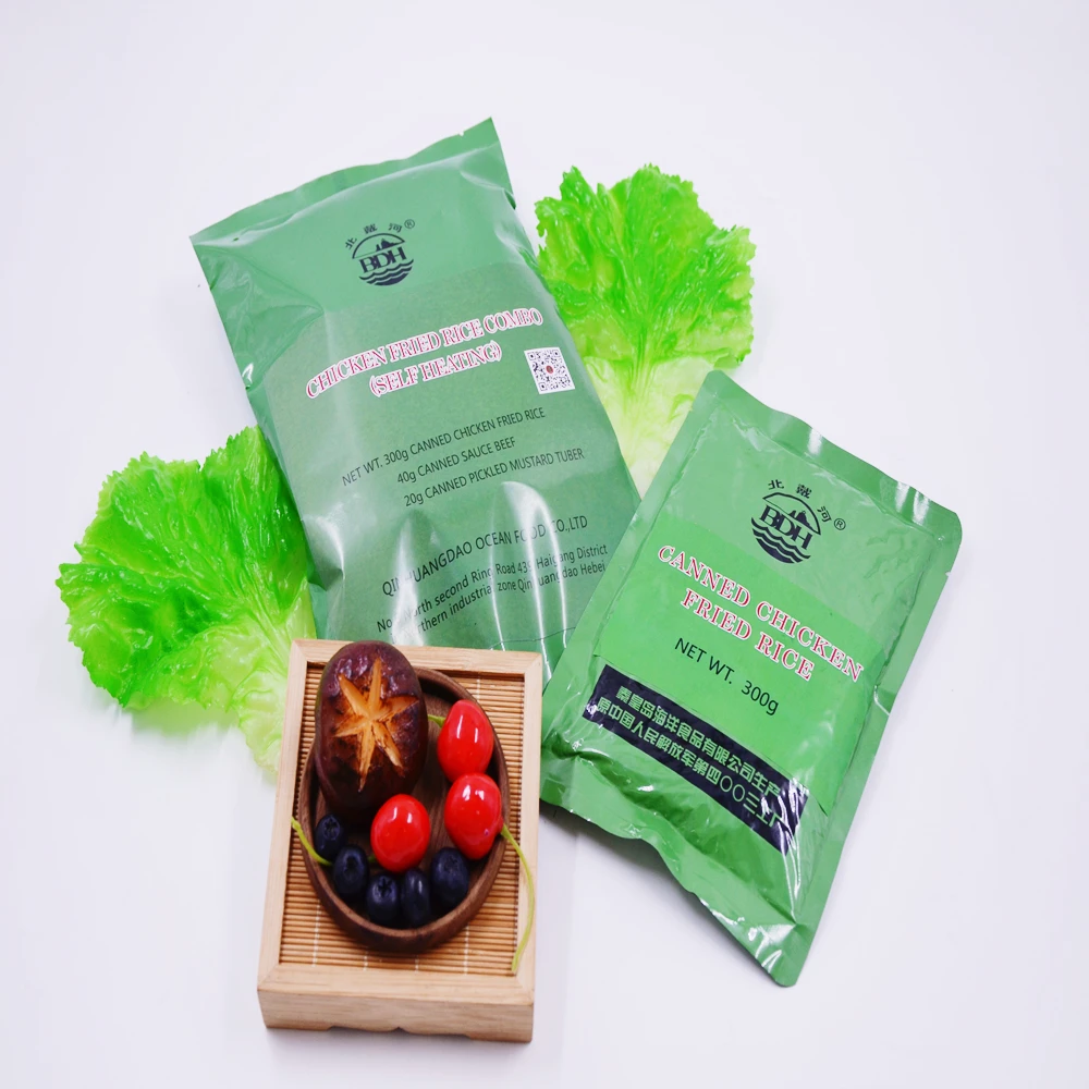 meal ready to eat chicken fried rice for camping hiking