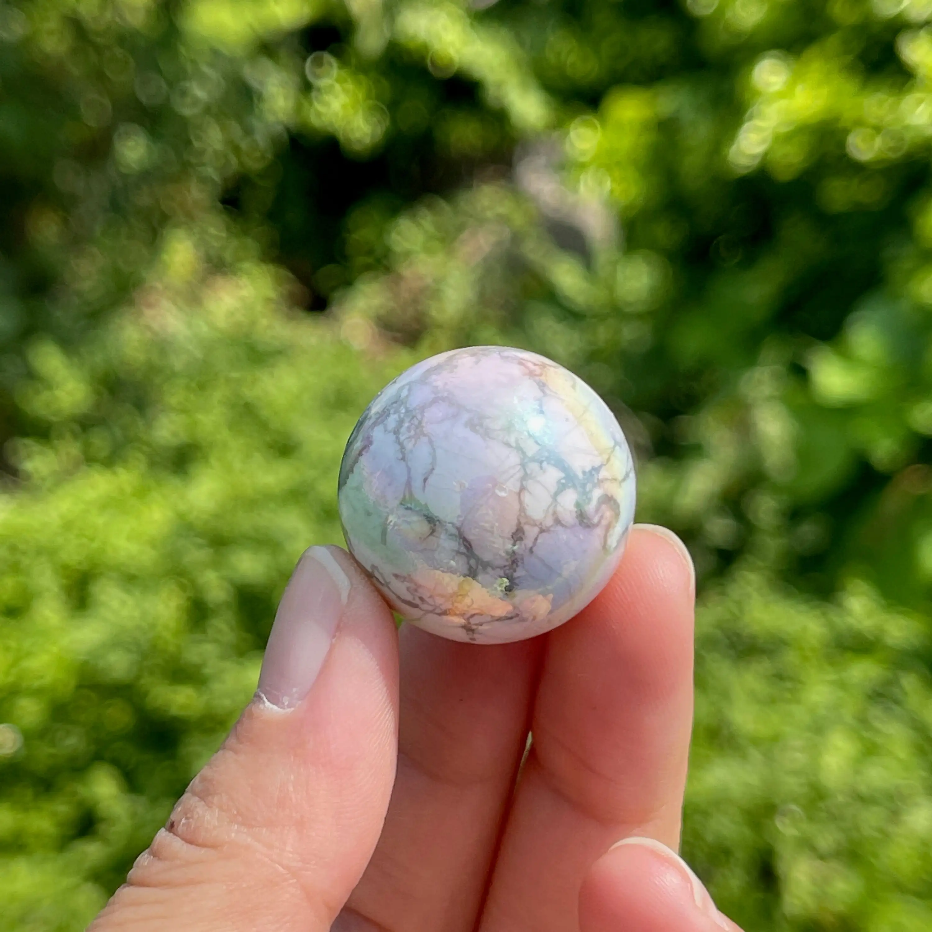 Exclusive Aura Howlite Sphere Rainbow Howlite Sphere Aura Crystal Sphere Energy Crystal Healing Crystal Home Decor And Gift