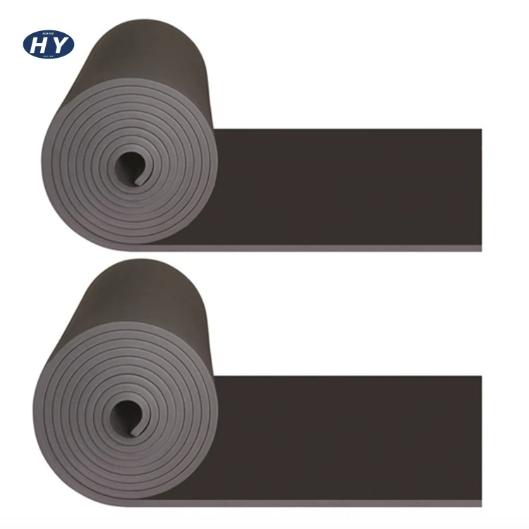 Huayur High End Moisture Resistance Class 0 Rubber Foam Sheet For Industrial Ductwork Heat/Cold Insulation