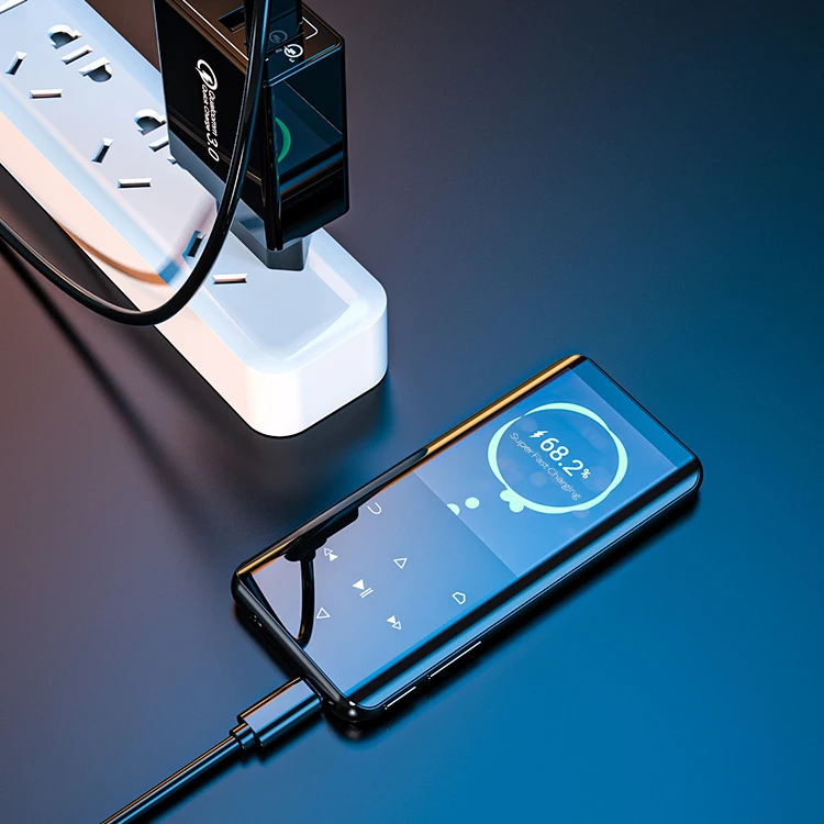 Good Quality RUIZU D25 Usb Bt5.0 Pro Mp3 Lossless Voice Built-in Battery Square Mp4 Video Portable Multimedia MP3 Music Player