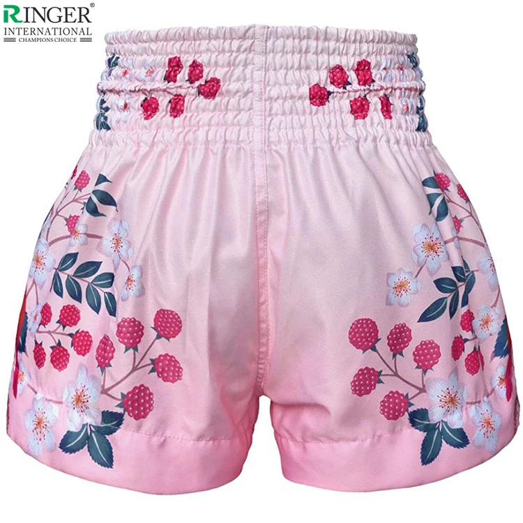 New Arrival Soft Wear Men Muay Thai Shorts Wrestling Fight Shorts Muay Thai Boxing Shorts