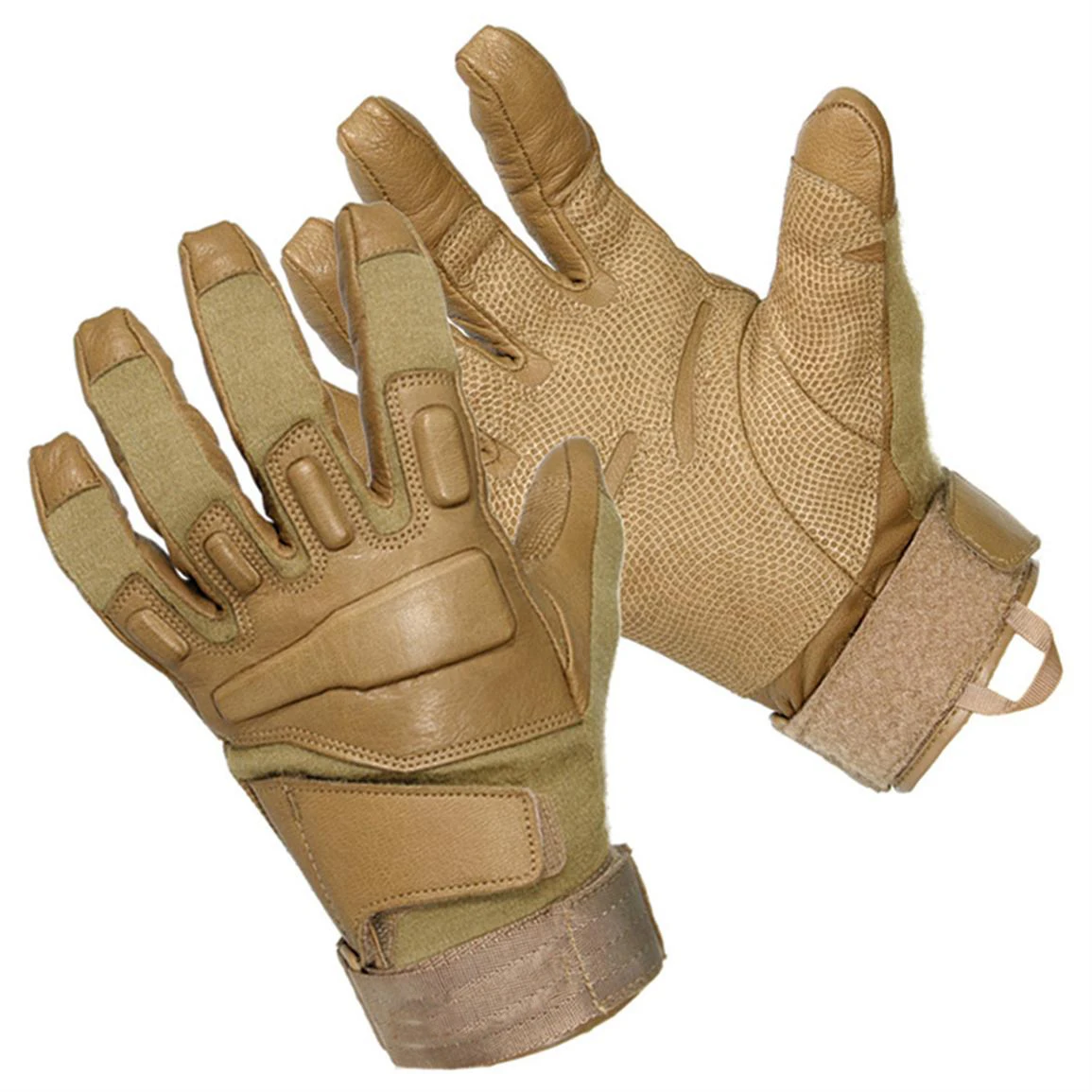 Custom Made Plus Size Top Quality New Design Anti-Slip Custom Fire-Fighting Adjustable Pilot Nomex Brown Gloves
